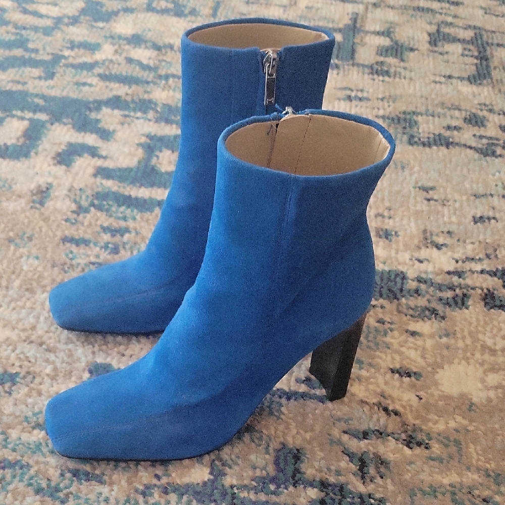 BLUE SUEDE BOOTS 6